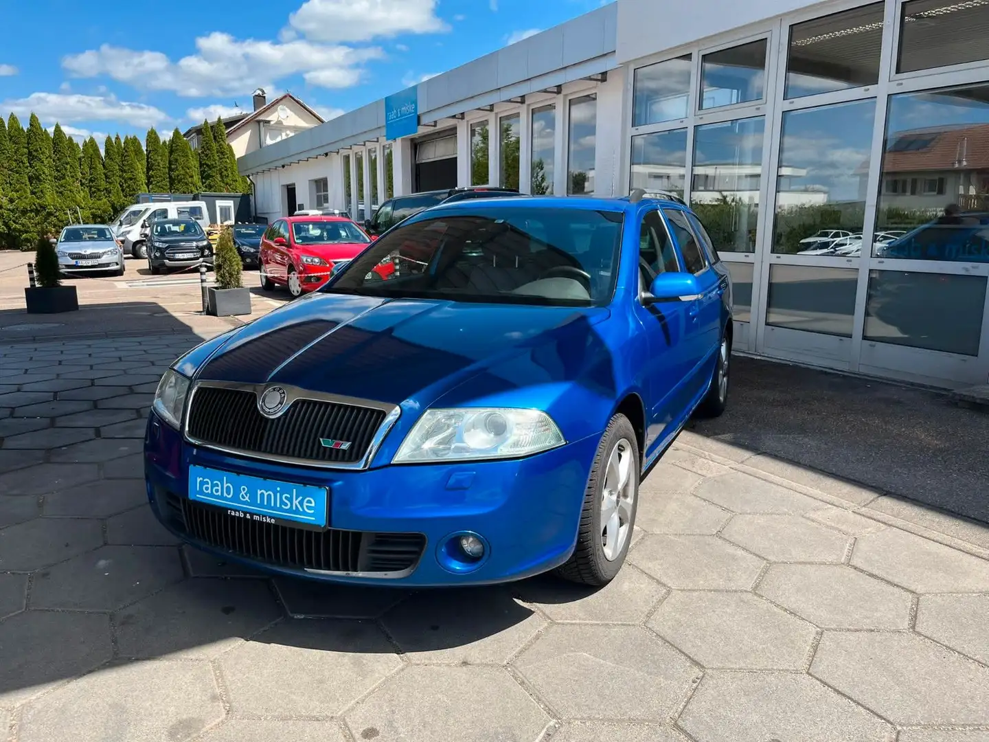 Skoda Octavia Combi RS Bleu - 1