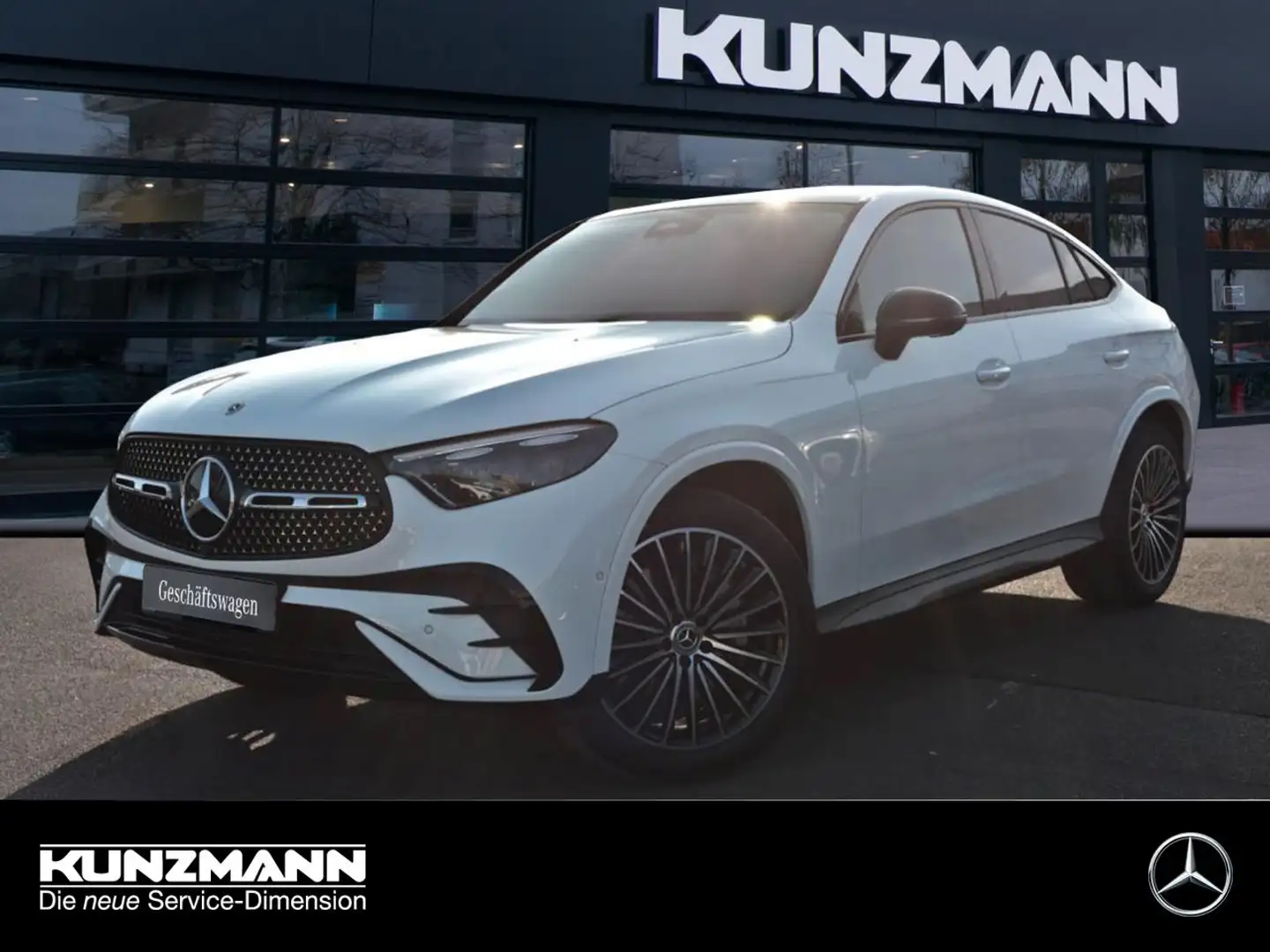 Mercedes-Benz GLC 220 d 4MATIC Coupé AMG Panorama Distronic Weiß - 1