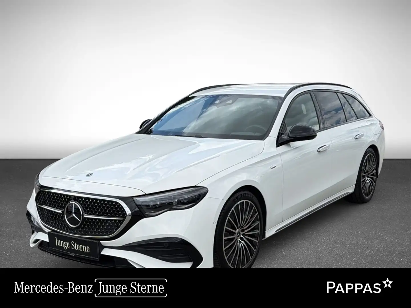 Mercedes-Benz E 300 de 4MATIC T-Modell mit EQ Hybrid Technologie Weiß - 1