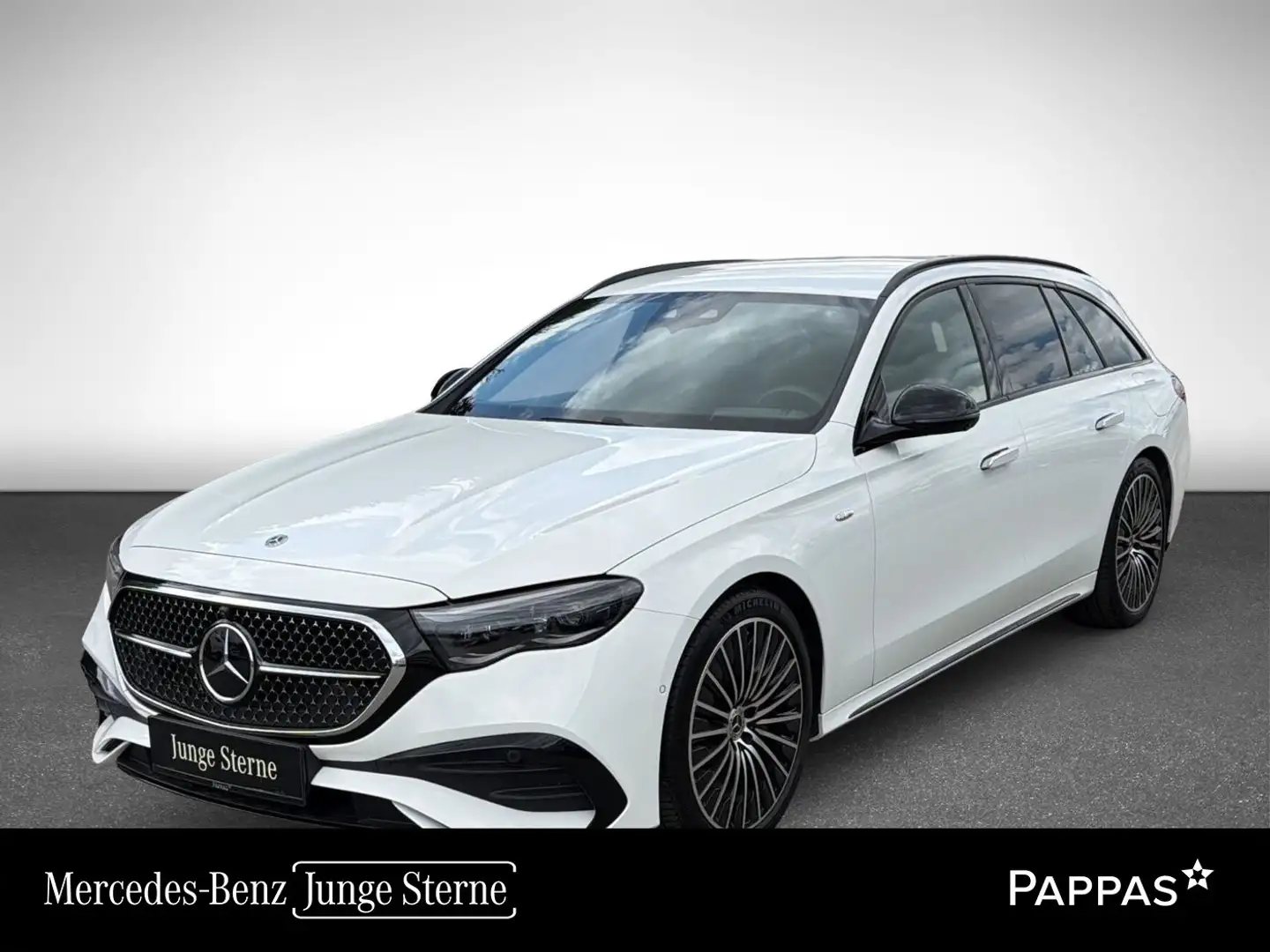 Mercedes-Benz E 300 de 4MATIC T-Modell mit EQ Hybrid Technologie Weiß - 1