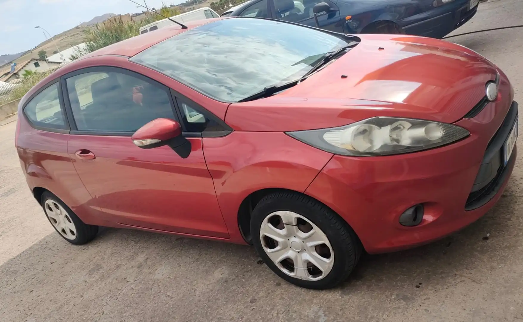 Ford Fiesta Fiesta VI 2008 3p 1.4 tdci Titanium Portocaliu - 1
