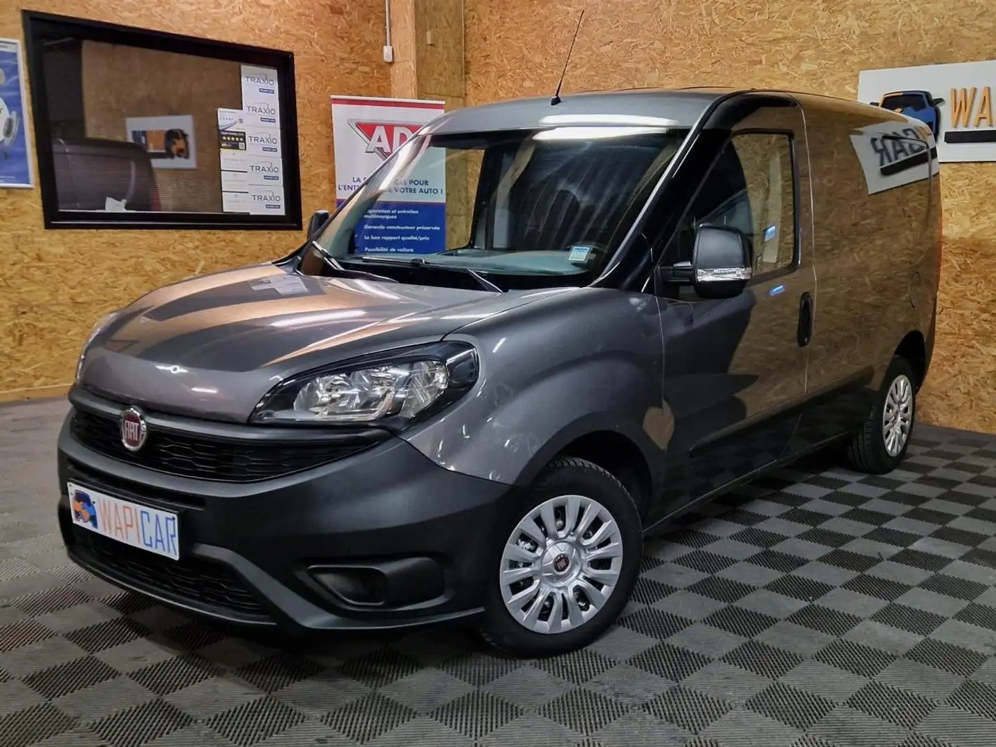 Fiat Doblo 1.3d 3places*clim*E6*UTILITAIRE Gris - 2