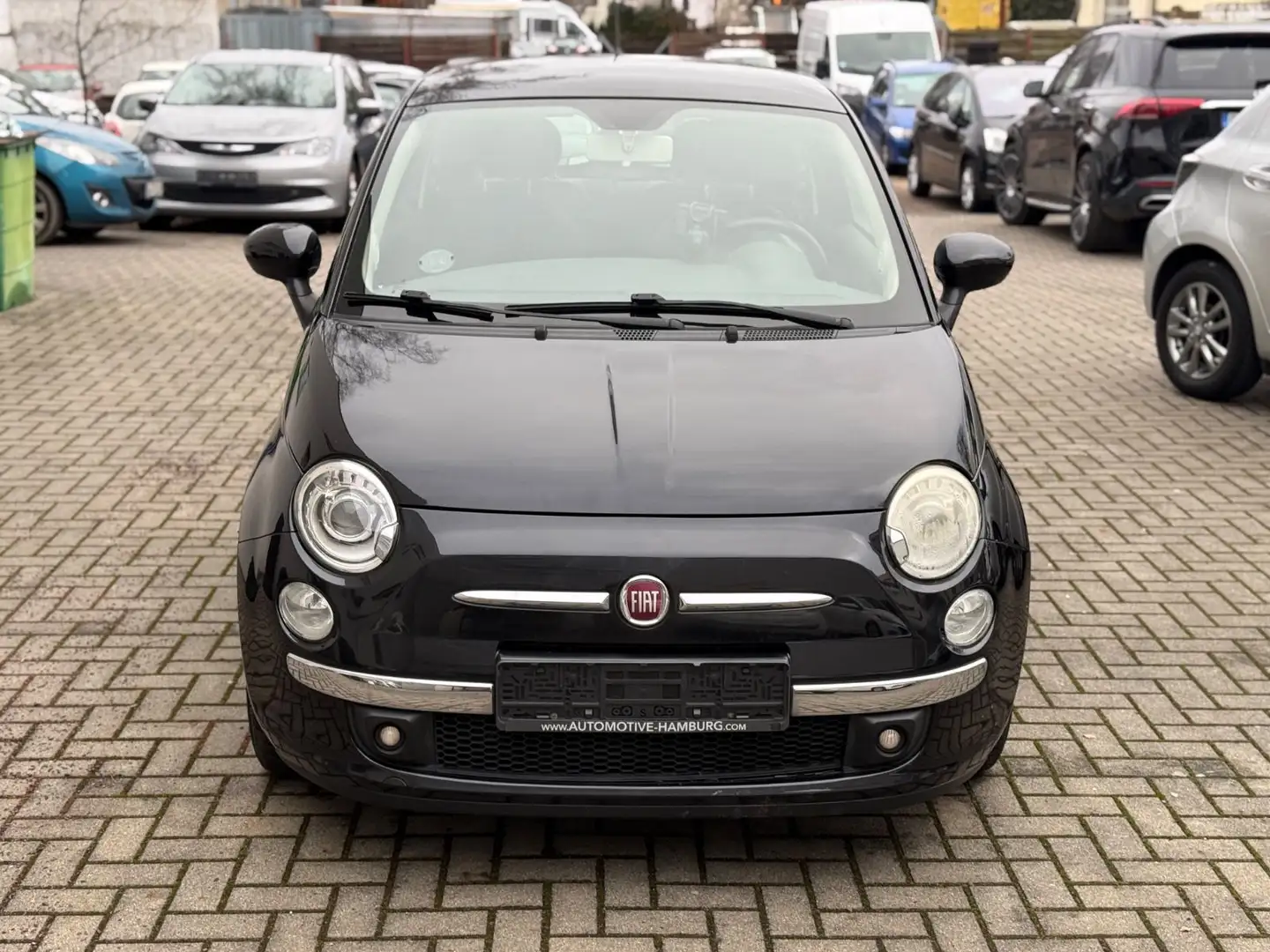 Fiat 500 Klima Panoramadach Xenon Schwarz - 2