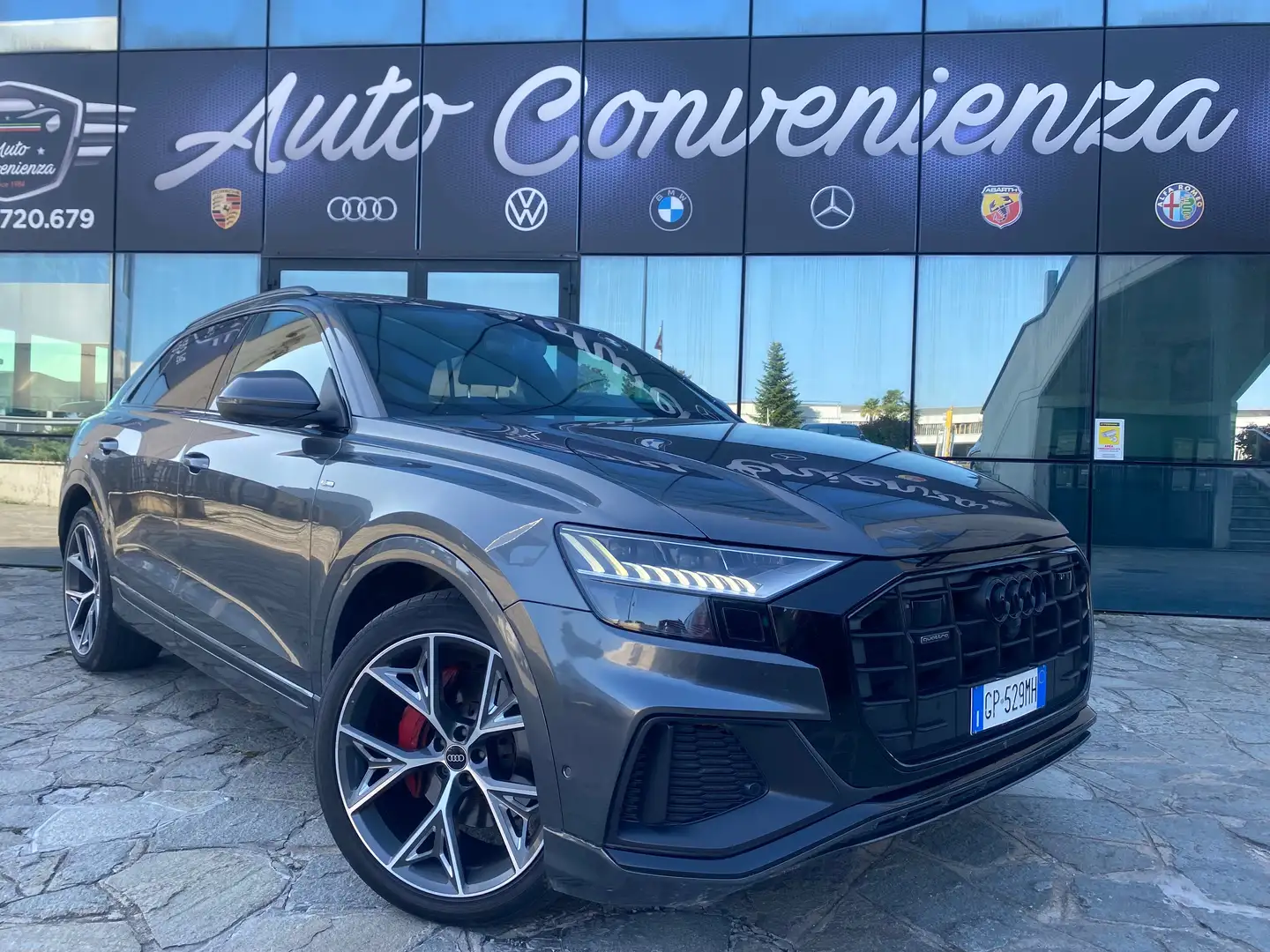 Audi Q8 Q8 S-line /Night Vision/ Tetto/ 22/ Radar/IVA ESPO Grigio - 1