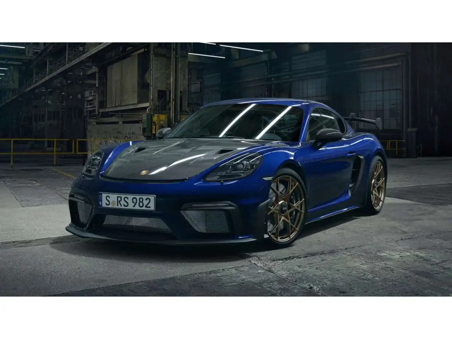Porsche 718 Cayman GT4 RS Bleu - 1
