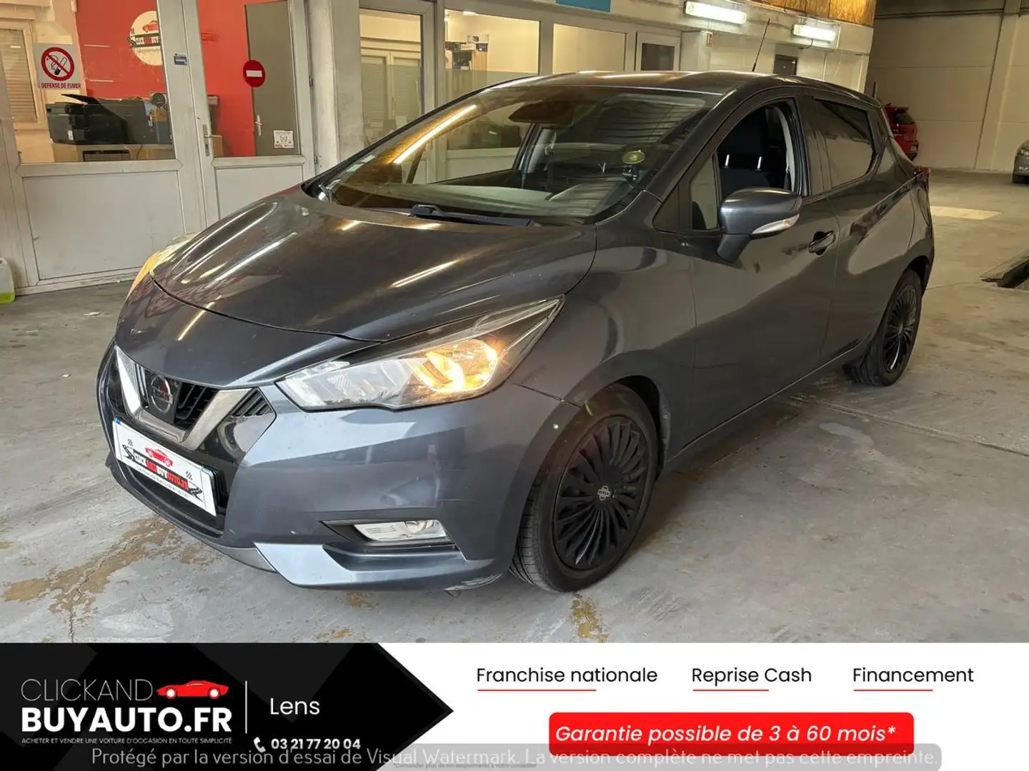 Nissan Micra 1.5 DCI 90CH N-CONNECTA // CLIMATISATION / CAMERA DE RECUL / REGULATEUR / BLUETOOTH Gris - 1