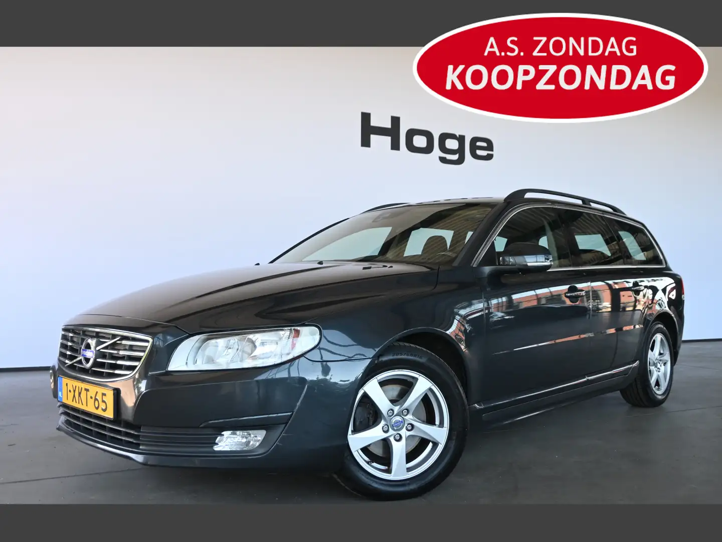 Volvo V70 1.6 D2 Kinetic Clima Cruise Control Trekhaak Rijkl Gris - 1