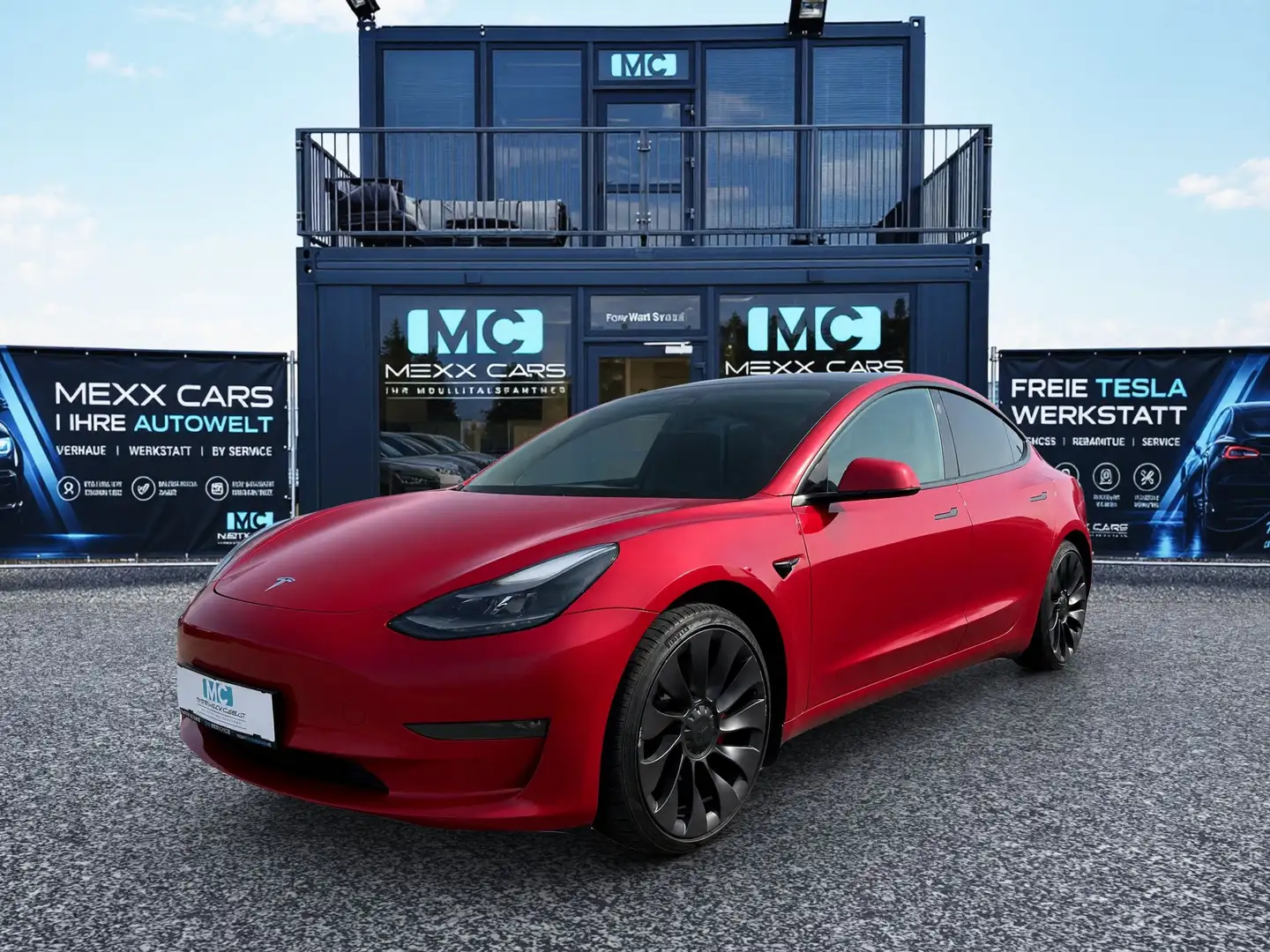 Tesla Model 3 Facelift | 90,4% SOH | FSD | Wärmepumpe | MWST AU Rot - 1
