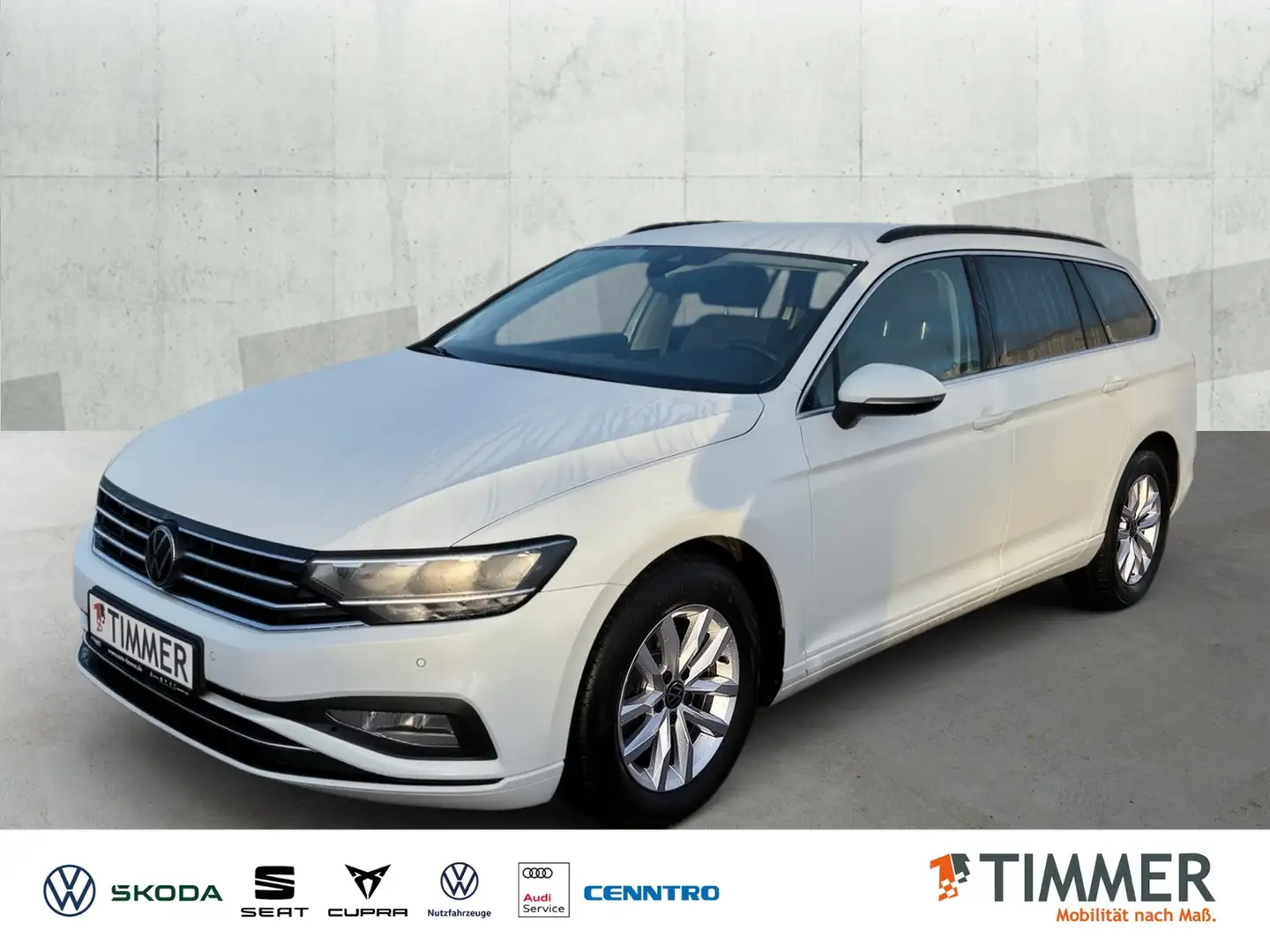 Volkswagen Passat Variant 2.0 TDI DSG BUSINESS +LED +RKAM +ACC +APP-CONN +L Weiß - 1