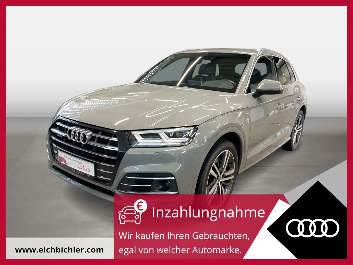 Audi Q5 55 TFSI e quattro S tronic Matrix AHK AUT LED Gris - 1