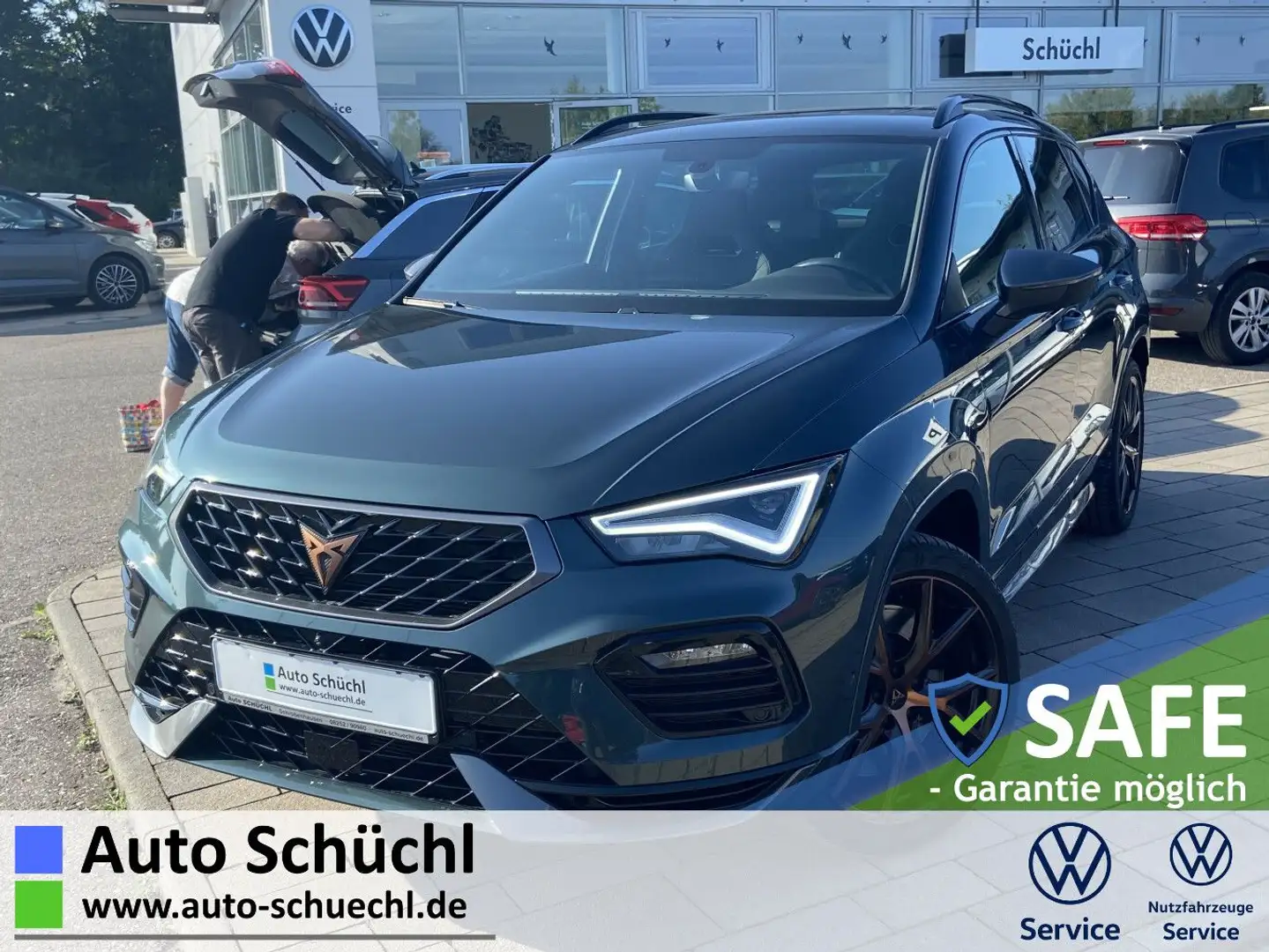 CUPRA Ateca 2.0 TSI DSG 4-DRIVE 19"-KUPFER+BREMBO+EL.H Grün - 1