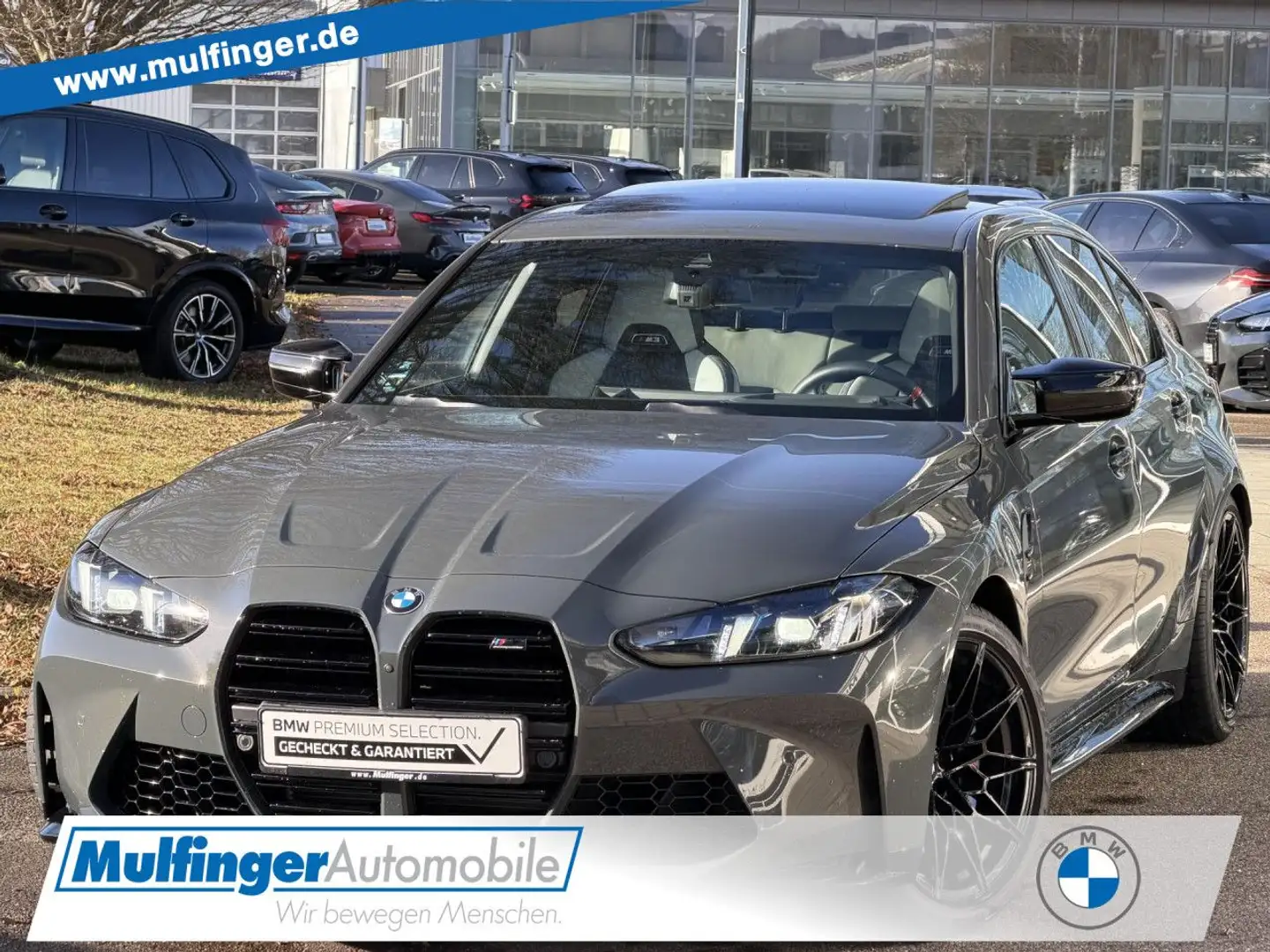 BMW M3 Competition HUD SurView.Glasd.Har/Kar.19/20" Grau - 1