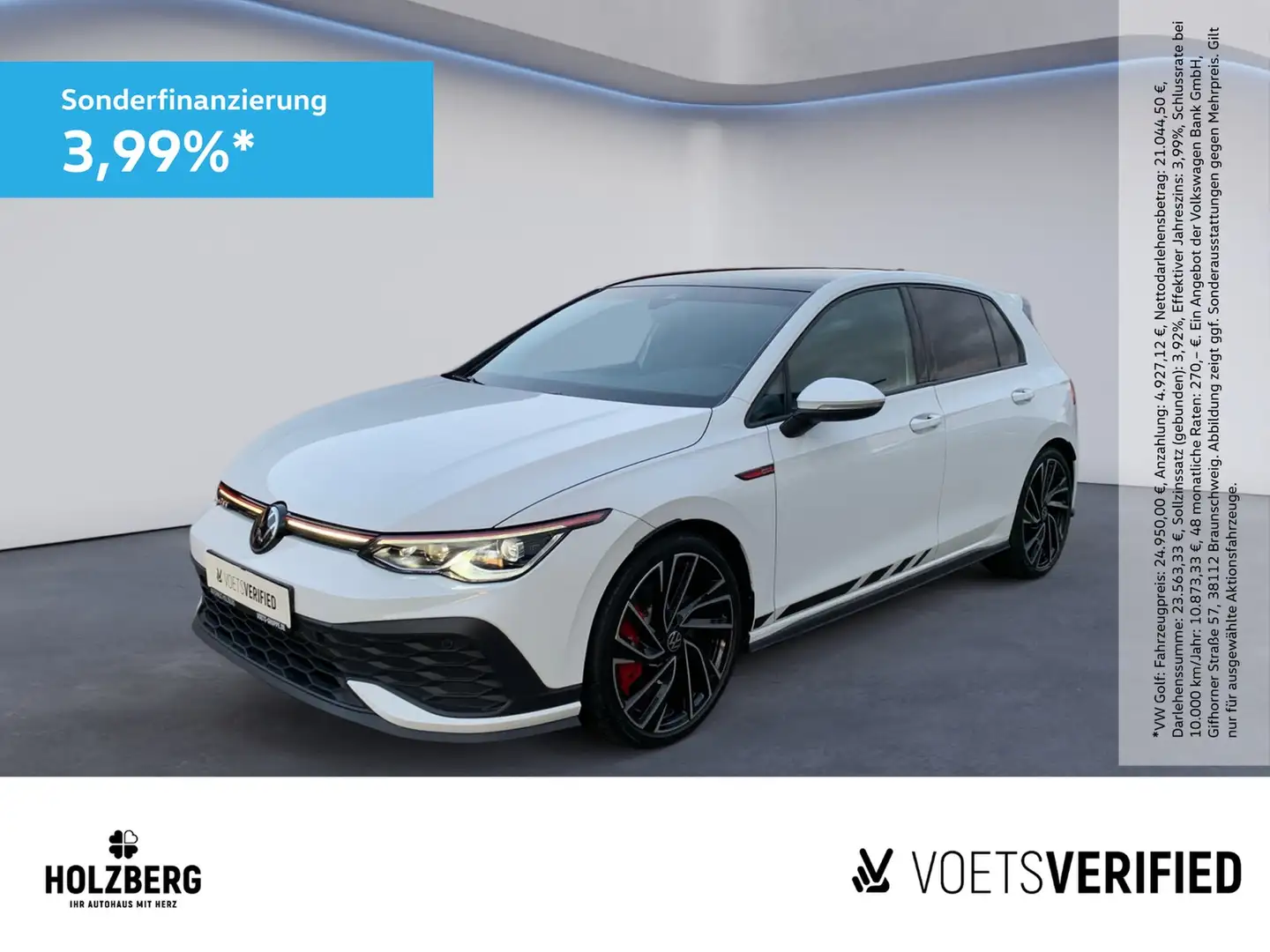 Volkswagen Golf 2.0 TSI GTI Clubsport MATRIX+ACC+CARPLAY Weiß - 1