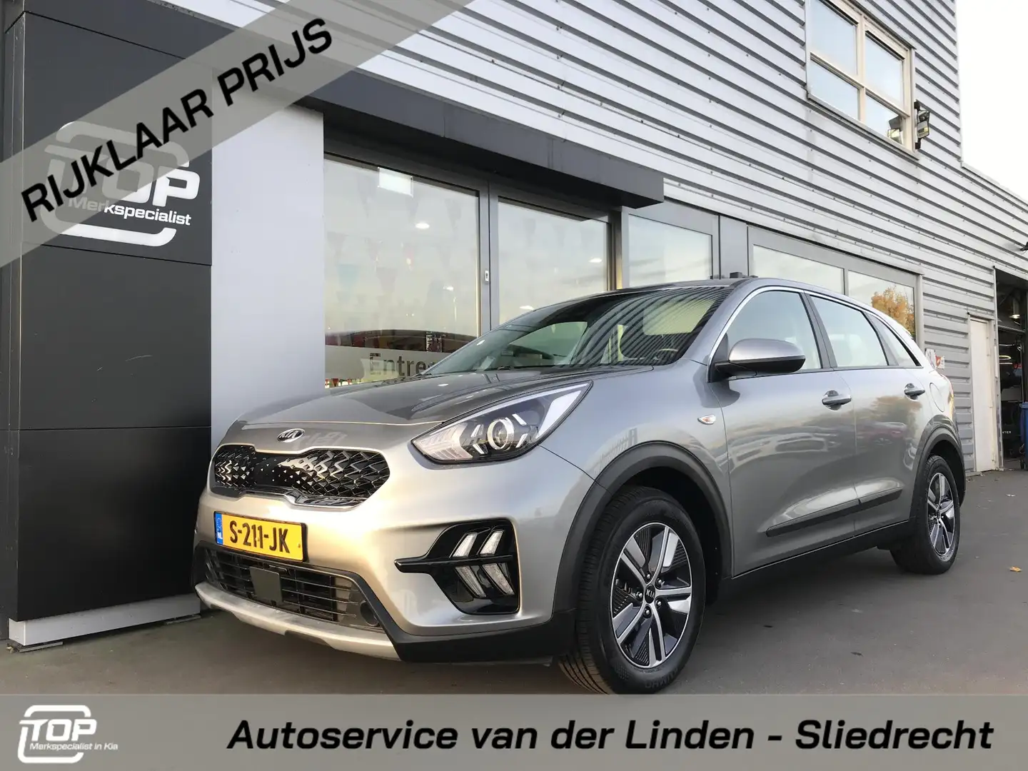 Kia Niro 1.6 Hybrid DynamicLine Trekhaak 7 JAAR GARANTIE Gris - 1