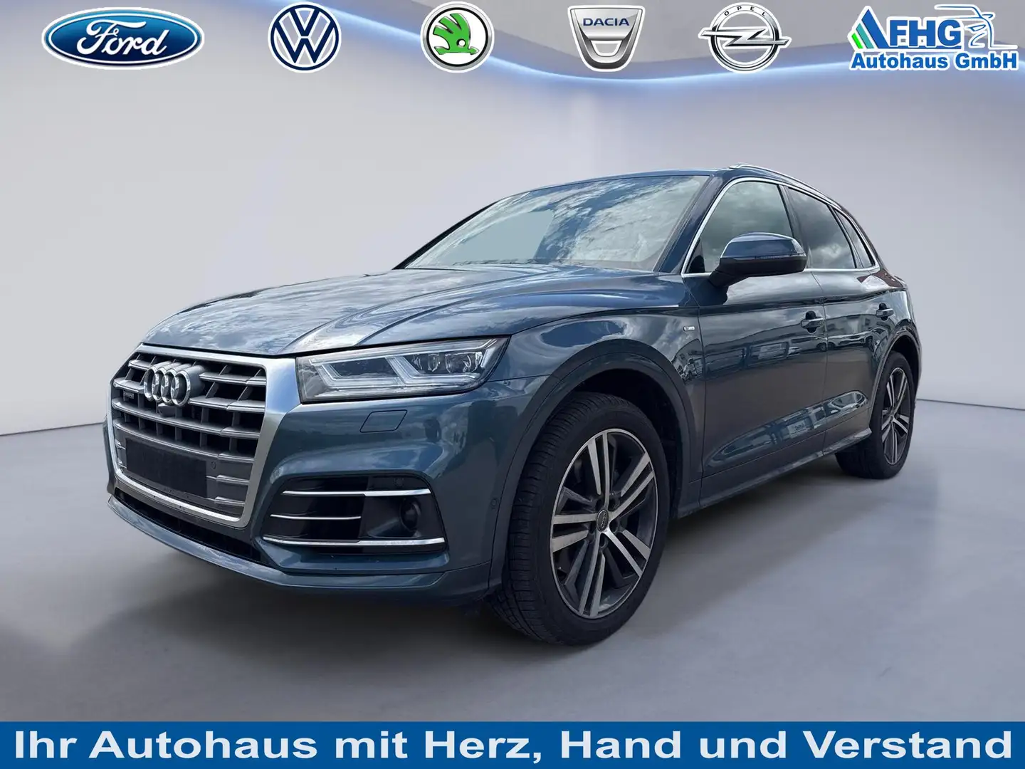 Audi Q5 BMT 3.0 V6 360 Standheiz, PANO, LEDER LUFT KUND Kék - 1