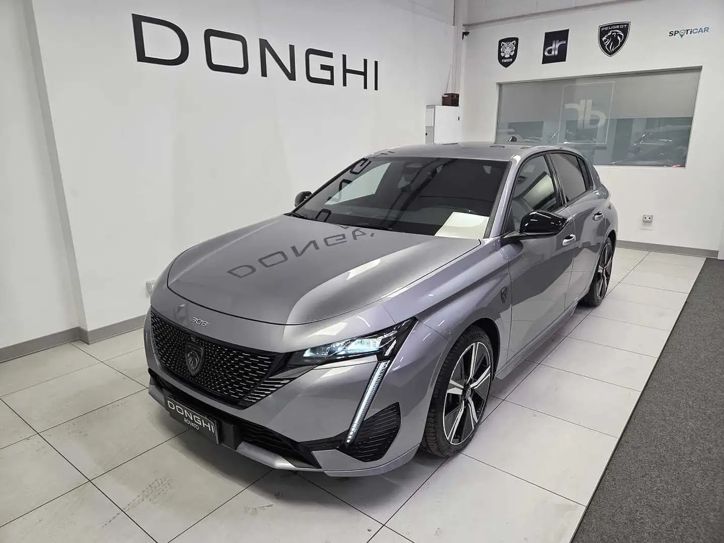 Peugeot 308 GT Hybrid 145 e-DCS6 AZIENDALE! Grigio - 1