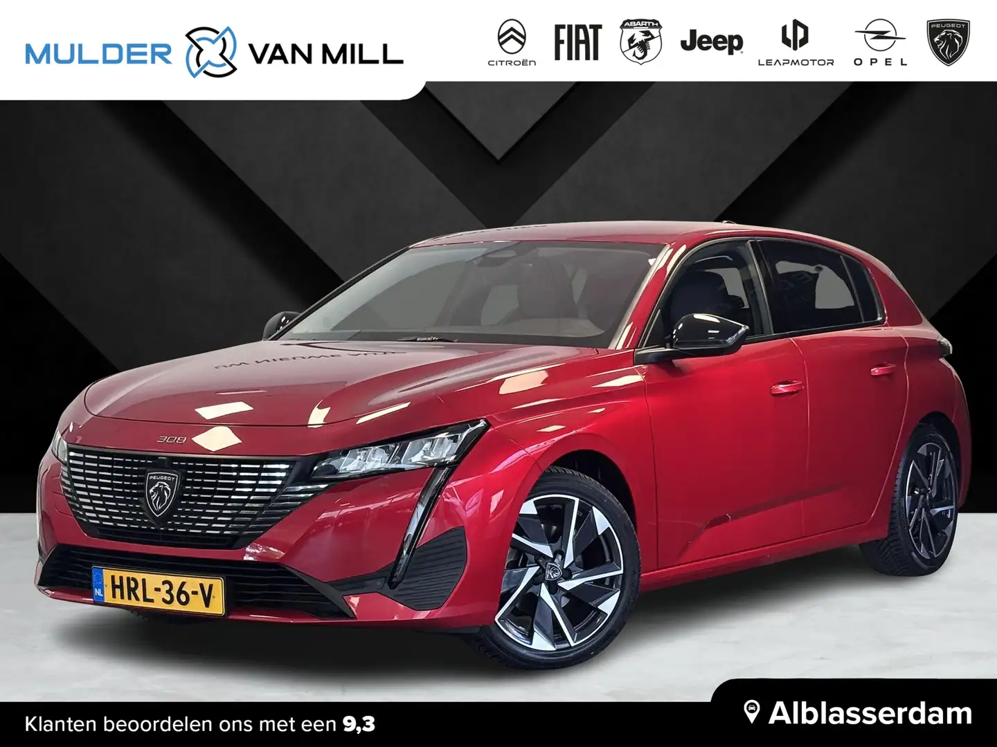 Peugeot 308 Allure Pack Business 1.2 Turbo 130pk EAT8 | AGR-ST Rood - 1