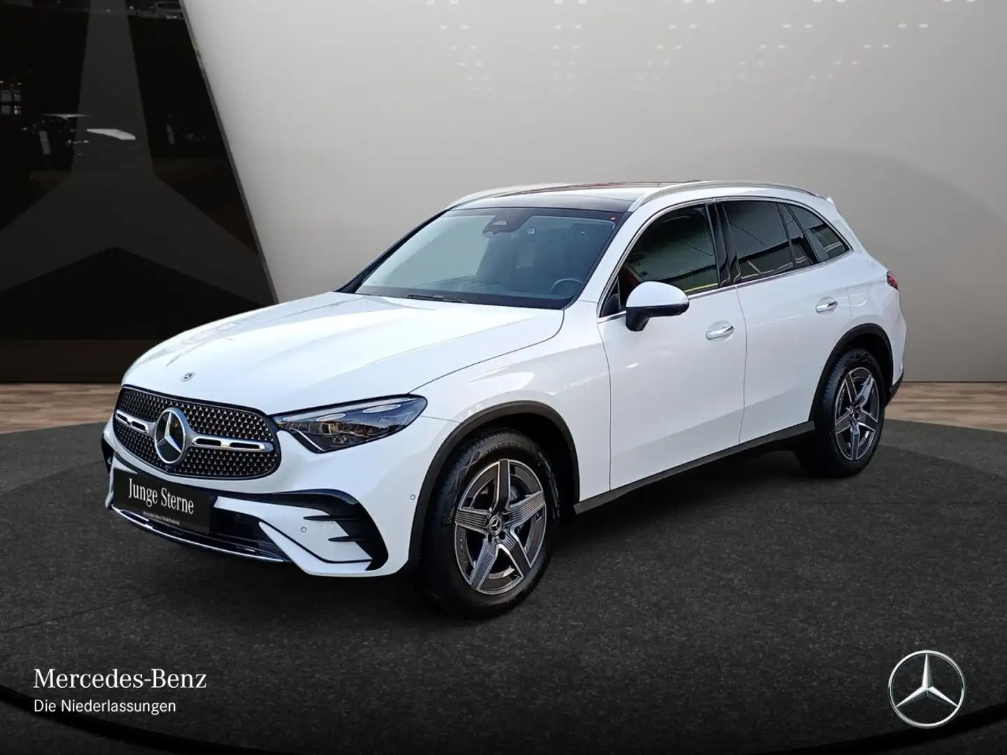 Mercedes-Benz GLC 220 d 4M AMG+PANO+360+AHK+BURMESTER+TOTW+9G Weiß - 2
