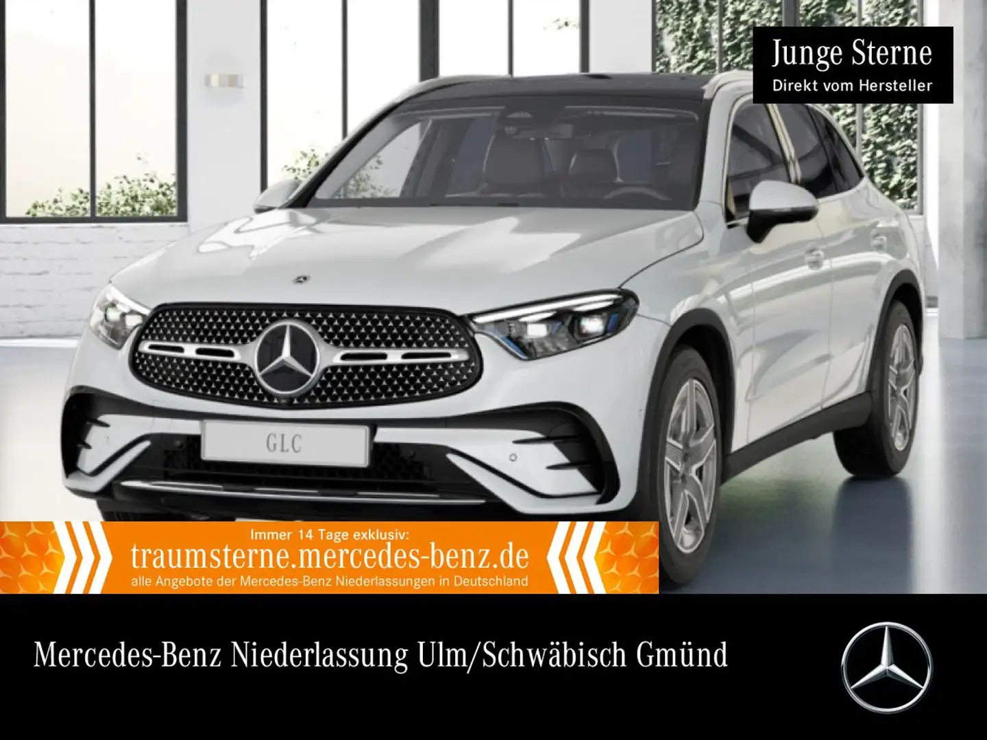 Mercedes-Benz GLC 220 d 4M AMG+PANO+360+AHK+BURMESTER+TOTW+9G Weiß - 1
