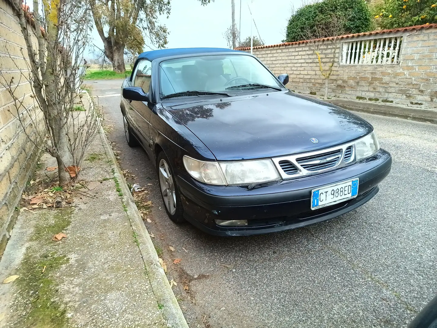 Saab 9-3 9-3 I 1998 Cabrio Cabrio 2.0t S c/2airbag Modrá - 2