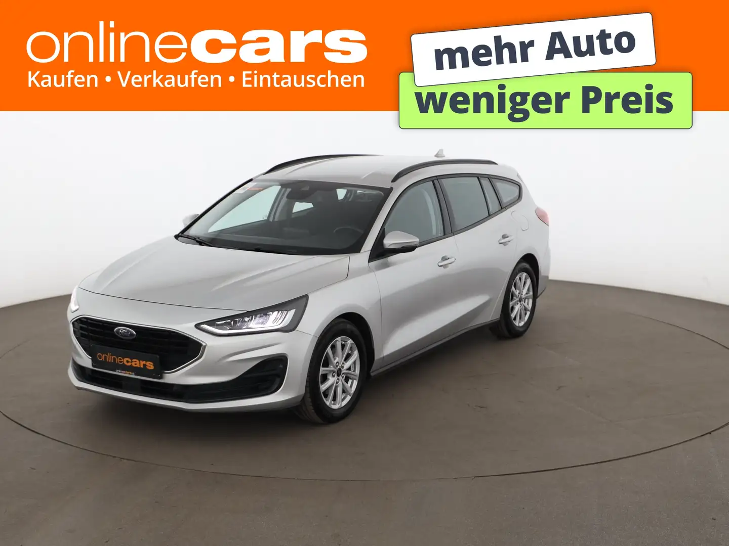 Ford Focus Turnier 1.5 EcoBlue Cool & Connect Aut LED Silber - 1