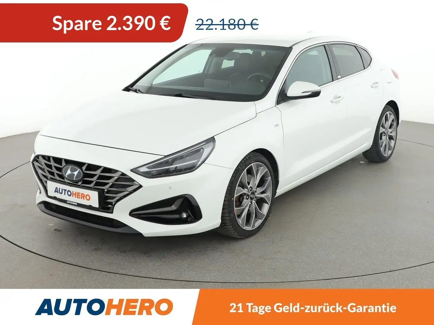Hyundai i30 1.5 T-GDI Mild-Hybrid Prime Aut*NAVI*LED*TEMPO* Weiß - 1
