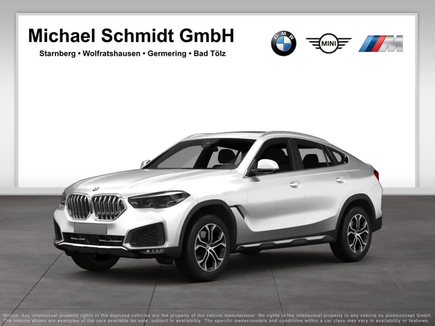 BMW X6 xDrive30d M Sport*Gestik.*AHK*H&K*Memory*DAB*LED* Weiß - 1
