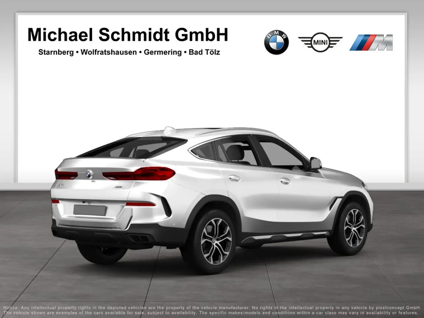 BMW X6 xDrive30d M Sport*Gestik.*AHK*H&K*Memory*DAB*LED* Weiß - 2
