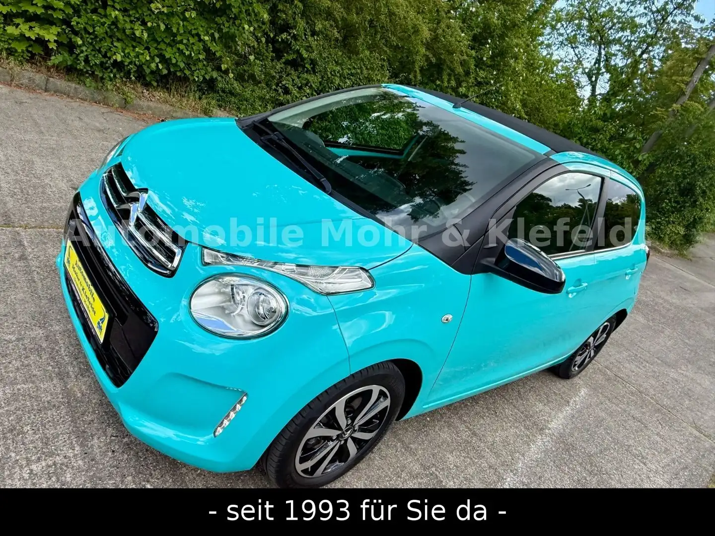 Citroen C1 Airscape Shine*Faltschiebedach*Sitzhzg.* Blau - 1