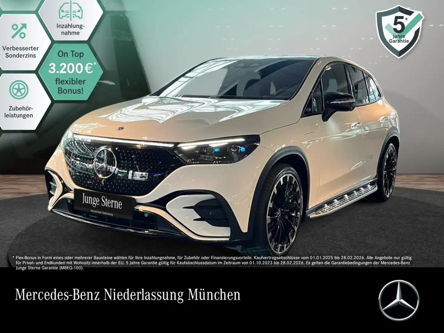 Mercedes-Benz EQE SUV EQE 350 4M AMG+NIGHT+PANO+360+AHK+BURMESTER Alb - 1