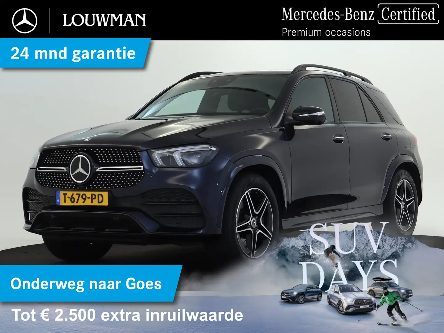 Mercedes-Benz GLE 350 e 4MATIC Premium Plus | Distronic | Burmester | 3 Bleu - 1