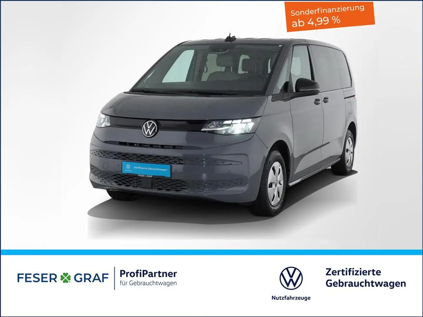 Volkswagen T7 Multivan 1.5 TSI DSG LED PDC Standtheizung Grijs - 1