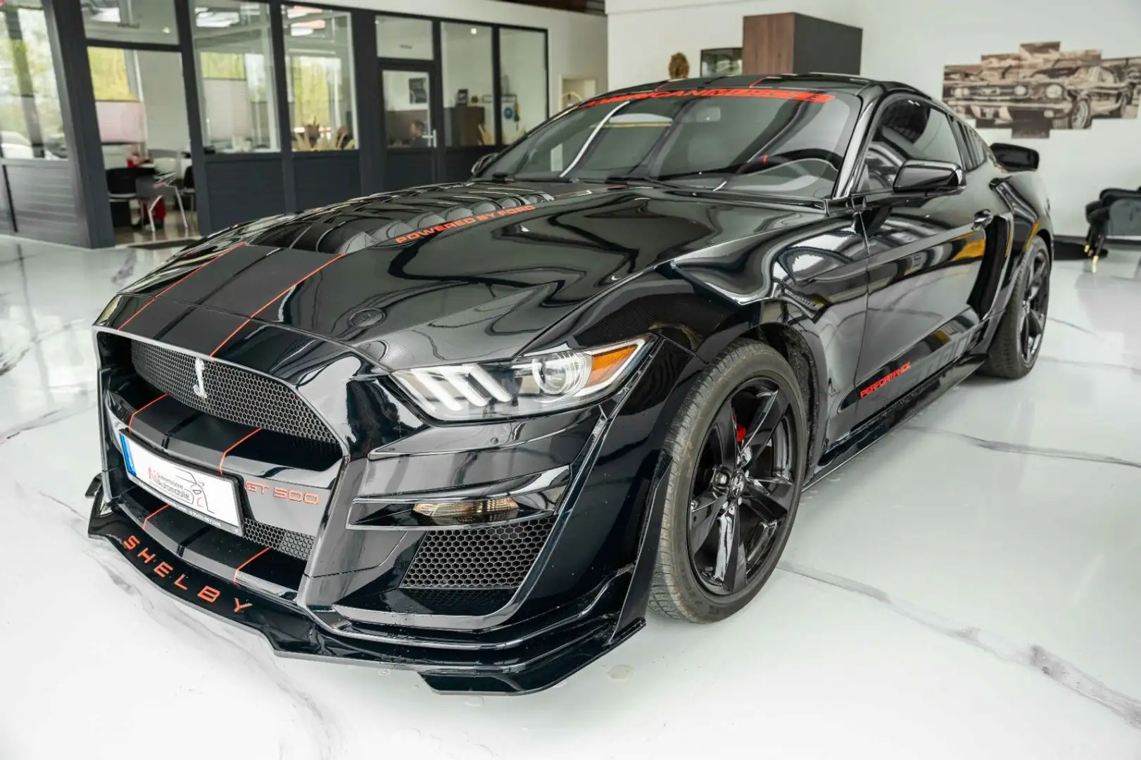 Ford Mustang 3,7 GT SHELBY LPG GAS ANDROID LEDER TOP Zwart - 1