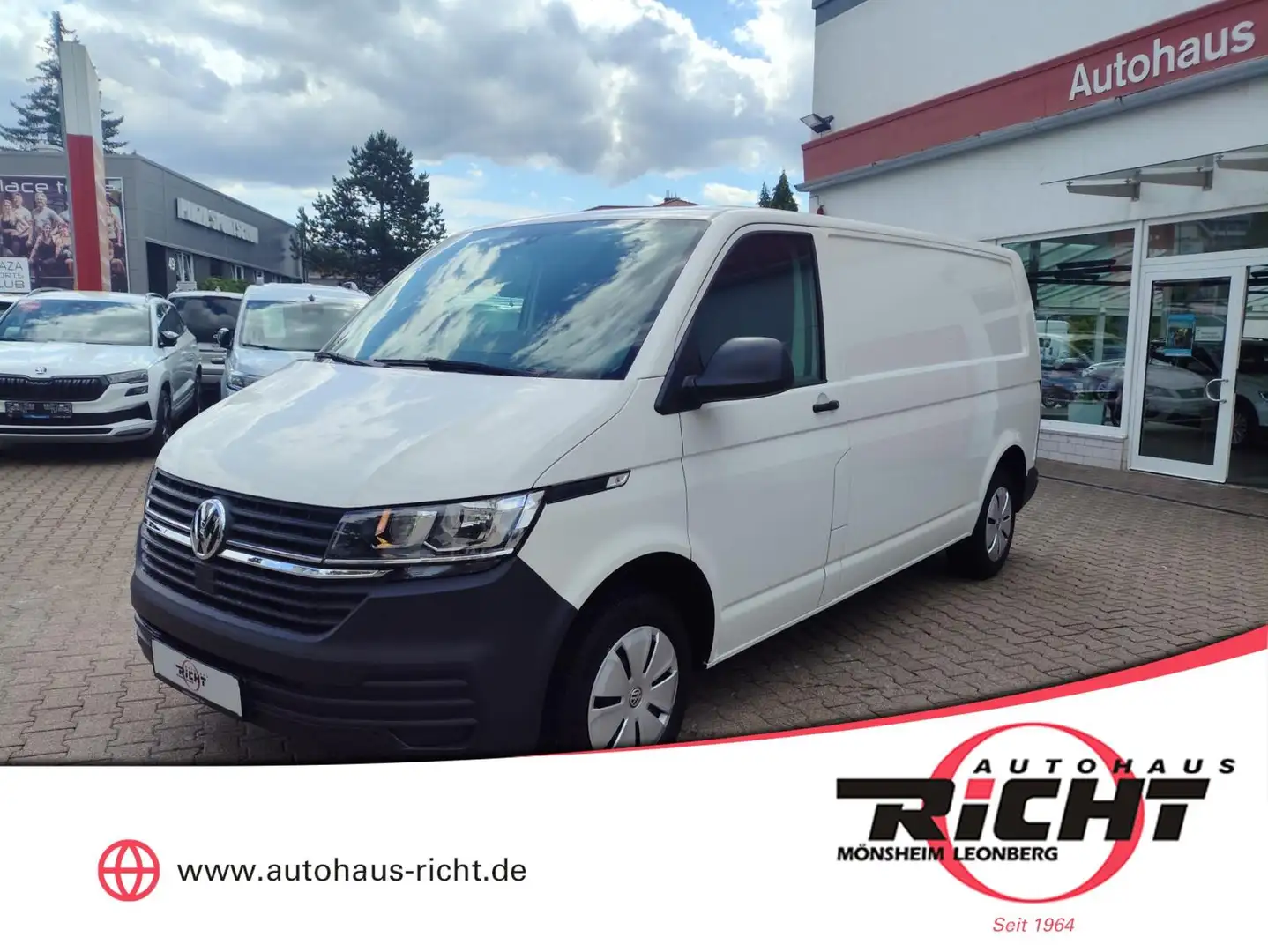 Volkswagen T6.1 Transporter 2.0 TDI L2H1 LR AHK DAB PDC Blanco - 1