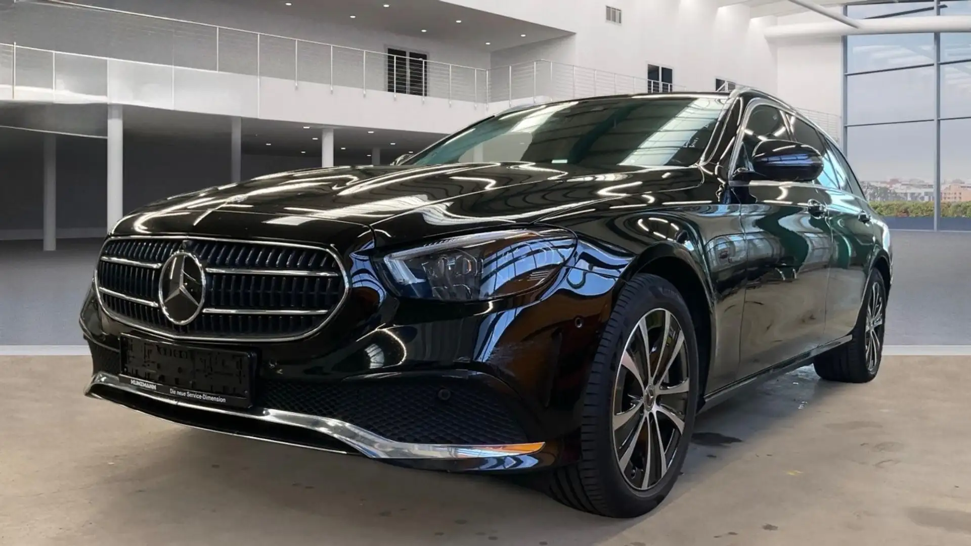 Mercedes-Benz E 300 de T 9G-TR Avantgarde-PANODACH-LEDER-AHK- Noir - 1