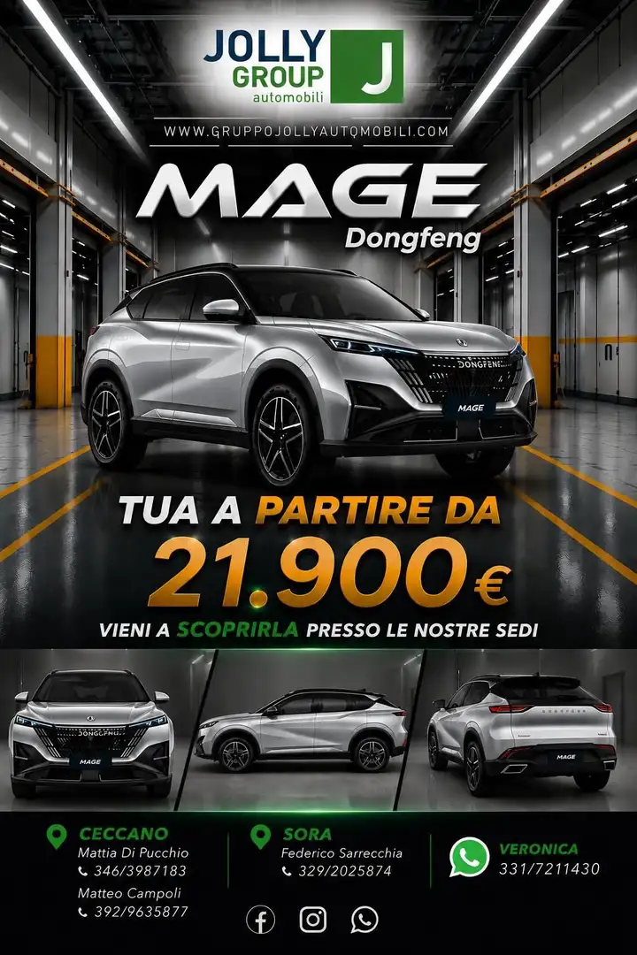 Dongfeng Mage 1.5T E2 320T benzina Silber - 1