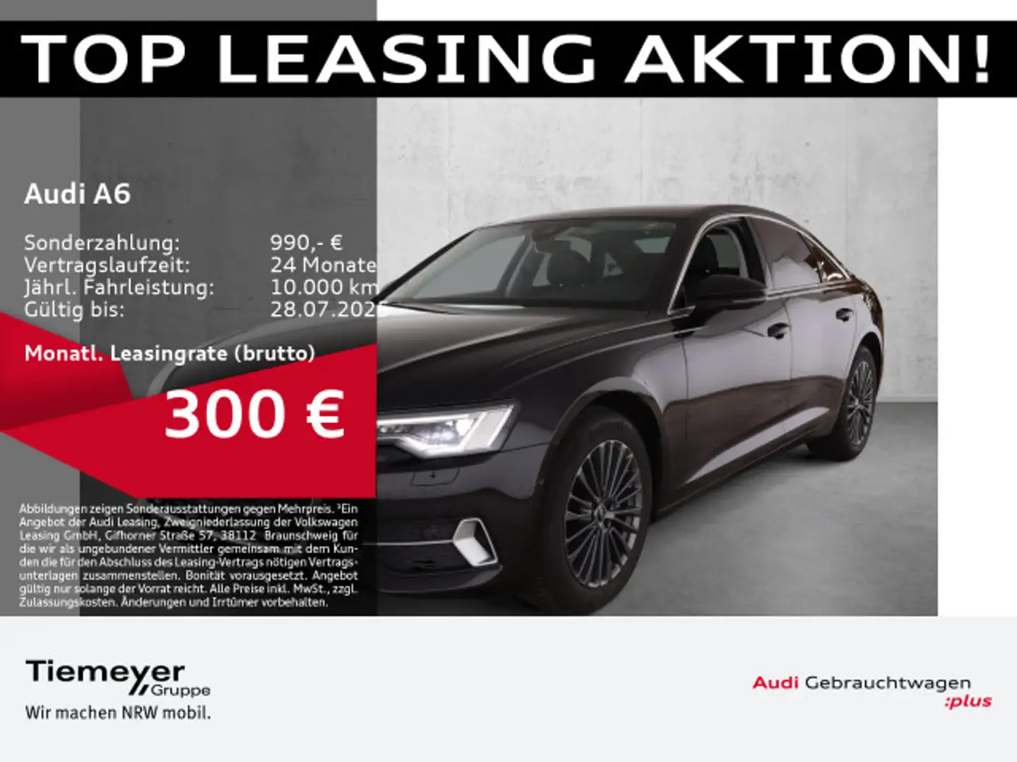 Audi A6 Limousinde 40 TDI Q ADVANCED PANO LEDER MATRI Nero - 1