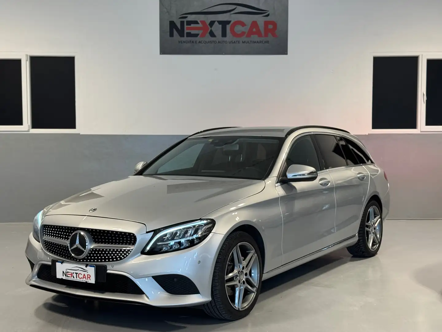 Mercedes-Benz C 220 Premium 4matic auto Grigio - 1