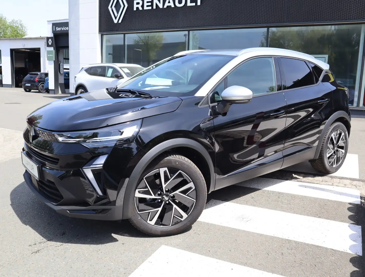 Renault Captur Techno Mild Hybrid 160 EDC Automatik! Schwarz - 2