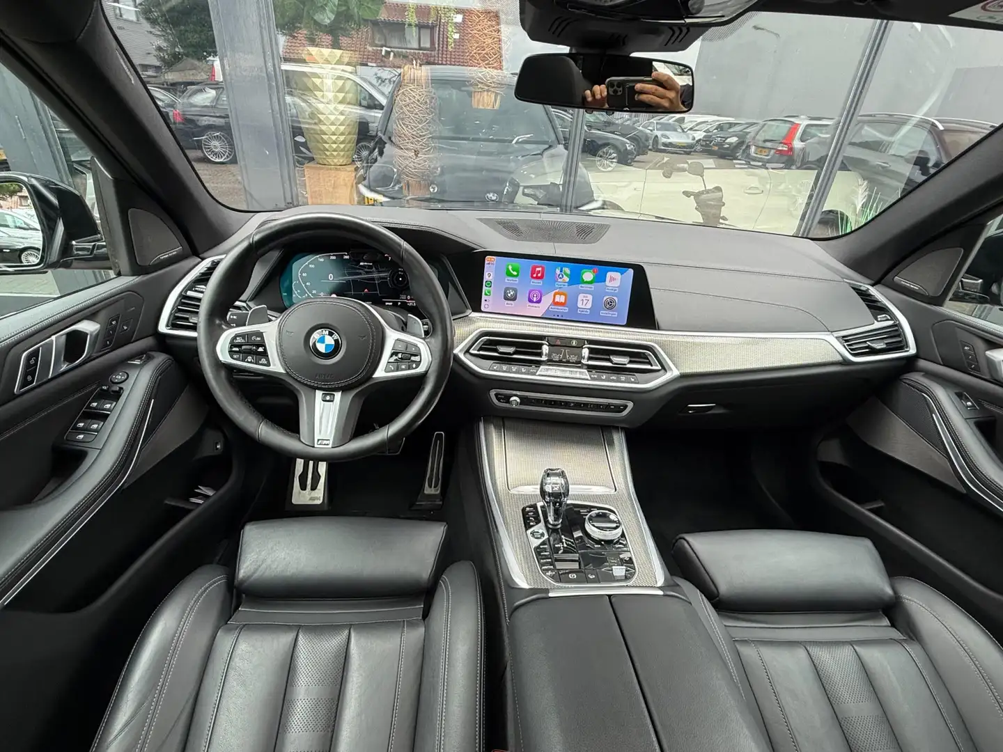 BMW X5 XDrive45e High Executive M-Sport/Leder/Pano/Trekha Zwart - 2