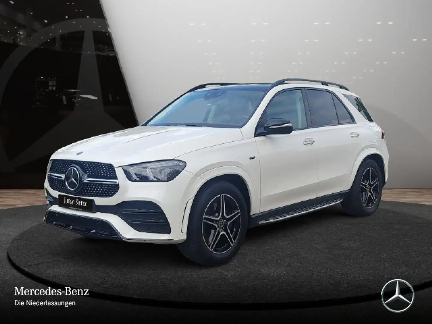 Mercedes-Benz GLE 350 e 4M AMG+NIGHT+PANO+360+AHK+MULTIBEAM+20" Weiß - 2