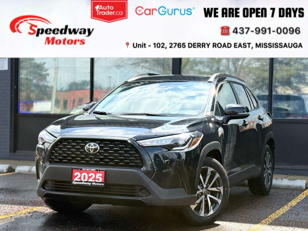 2025 Toyota Corolla Cross LE UPGRADE AWD/ NO ACCIDENT/ SUNROOF/ PUSH START/