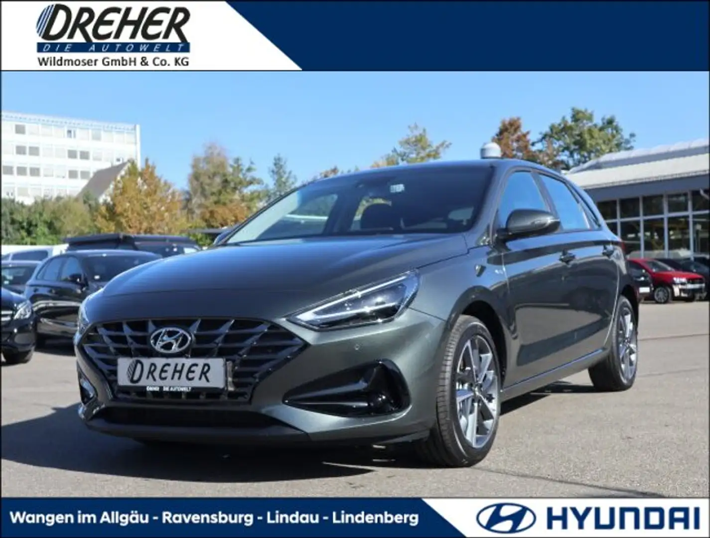 Hyundai i30 Trend +48V/LED-P./Navi-P./Komfort-P. Autom./Klima Grau - 1