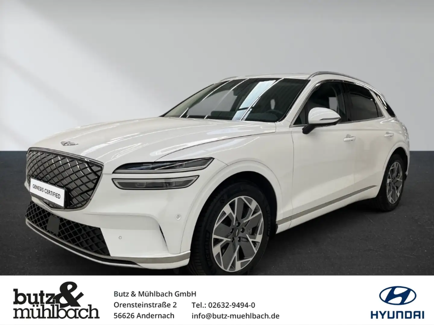 Genesis GV70 Sport Electrified 4WD AD El. Panodach Leder Memory Weiß - 1