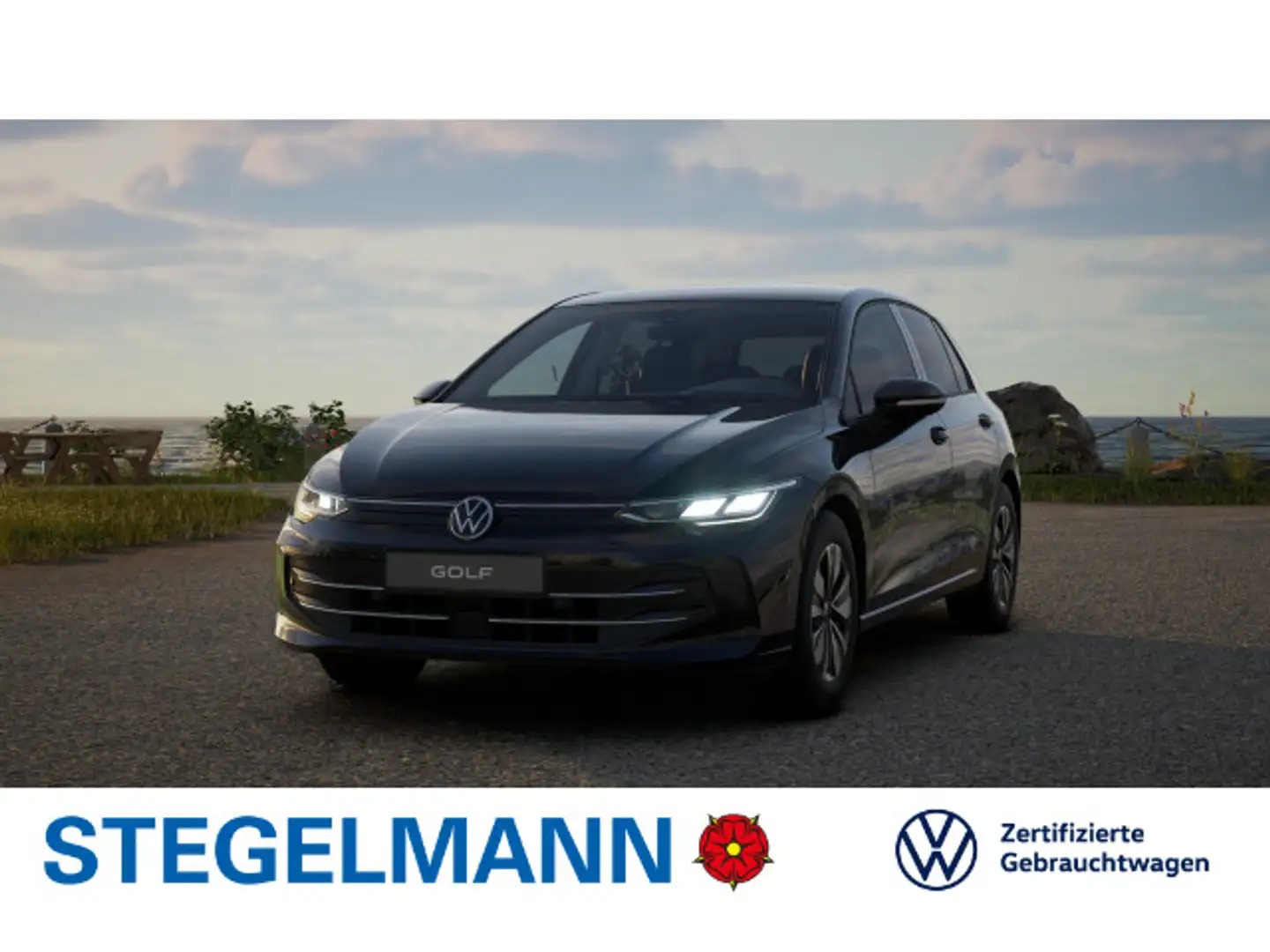 Volkswagen Golf VIII 1.5 eTSI DSG Goal *LED*Navi*Sitzheizun Schwarz - 1