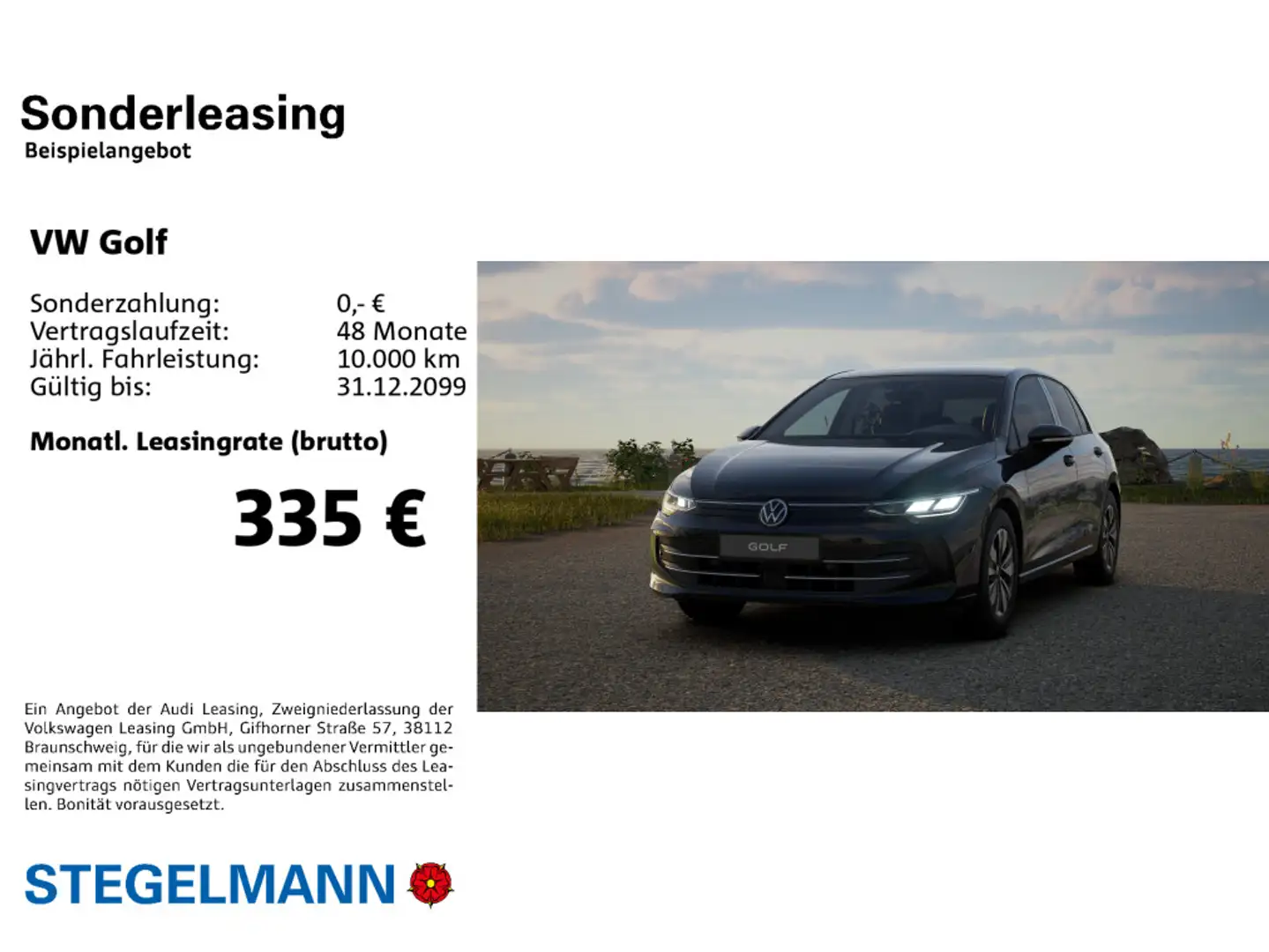 Volkswagen Golf VIII 1.5 eTSI DSG Goal *LED*Navi*Sitzheizun Schwarz - 2