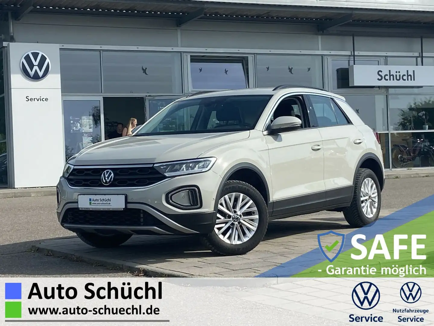 Volkswagen T-Roc 1.5 TSI DSG LIFE NAVI+LED+AHK+APP-CONNECT+ Grau - 1