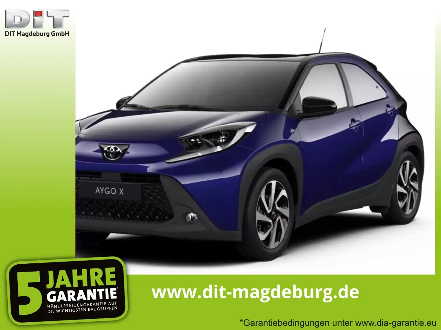 Toyota Aygo X 1.0 Teamplayer ACC+Navi+SHZ+Fernlichtass. Blau - 1