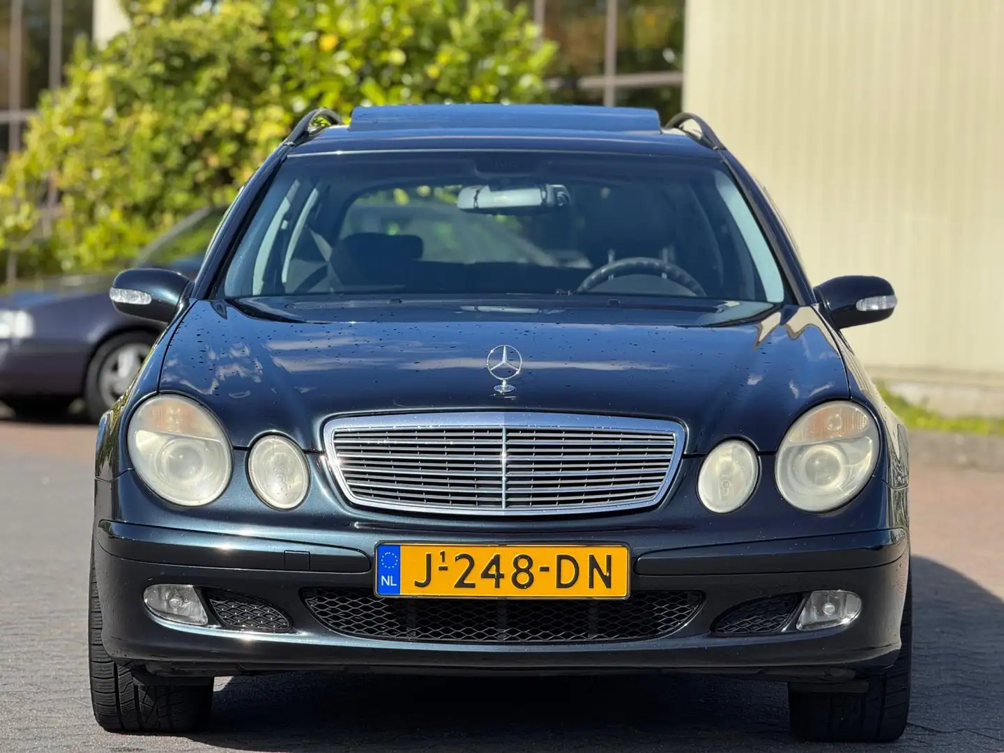 Mercedes-Benz E 200 Combi K. Classic | Automaat | Schuifdak | Navigati Blauw - 2