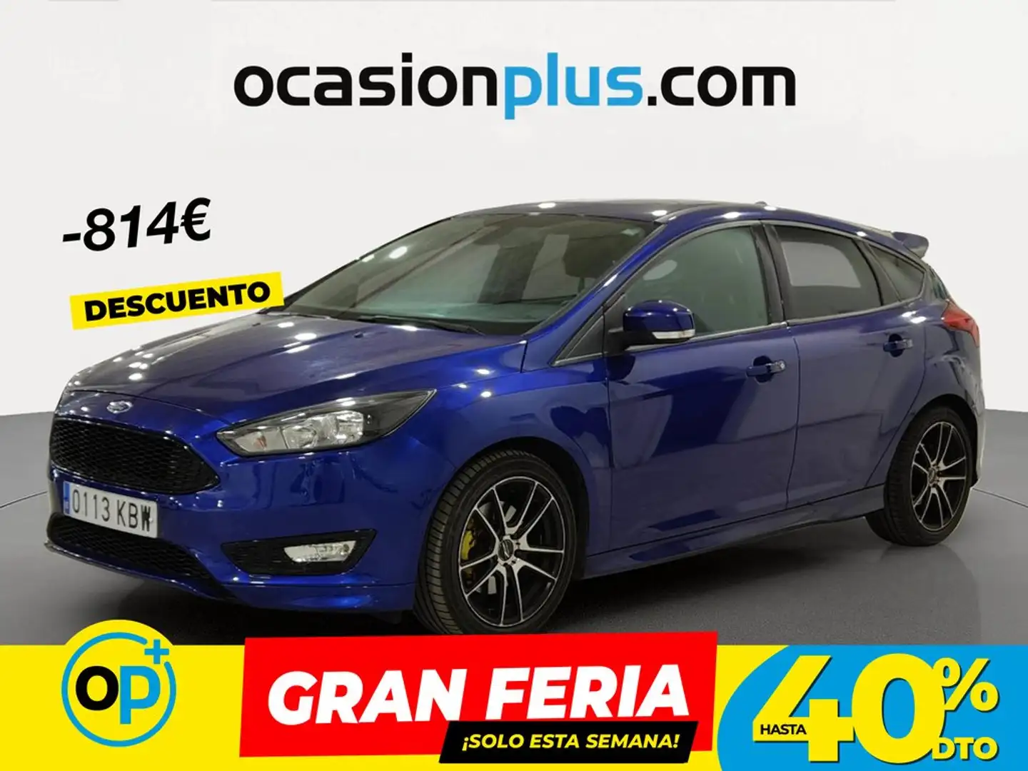 Ford Focus 1.5 Ecoboost Auto-S&S ST-Line 182 Azul - 1